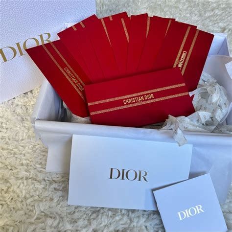 dior red envelopes 2022|NEW CHRISTIAN DIOR LUNAR NEW YEAR 2022 SET OF .